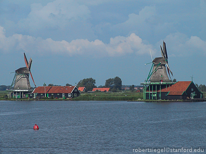 two windmills